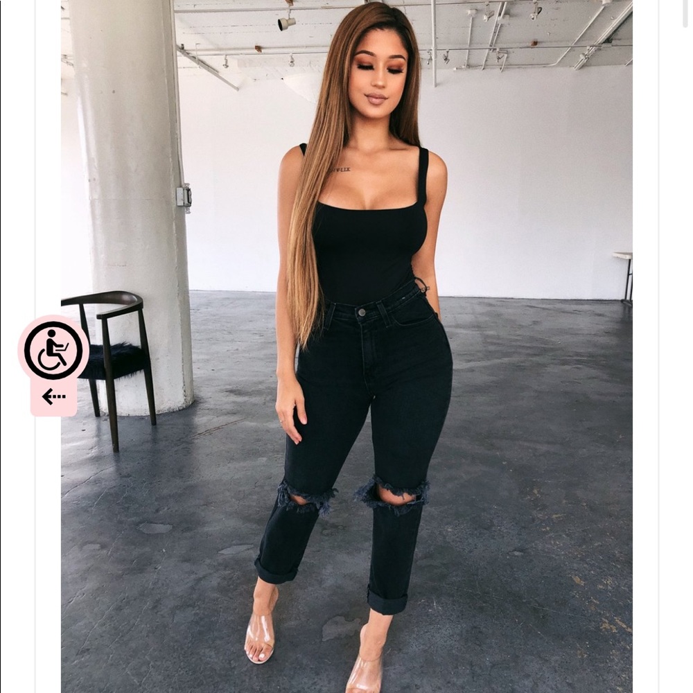 Ootdfash Steven High Rise Mom Jeans
